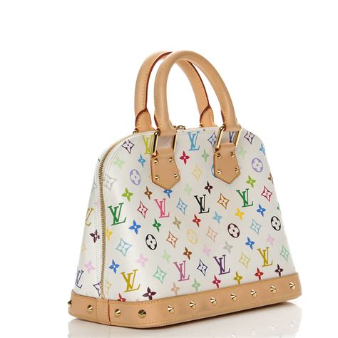 louis vuitton white alma